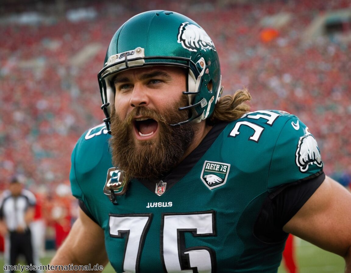 Nebenbei Werbe- und Sponsoring-Deals - Jason Kelce Vermögen: NFL-Star und Einkommen