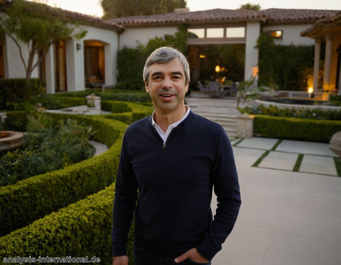 Immobilienvermögen in Kalifornien - Larry Page Vermögen: Google-Mitgründer und Milliarden